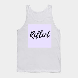 Reflect - Purple Background Tank Top